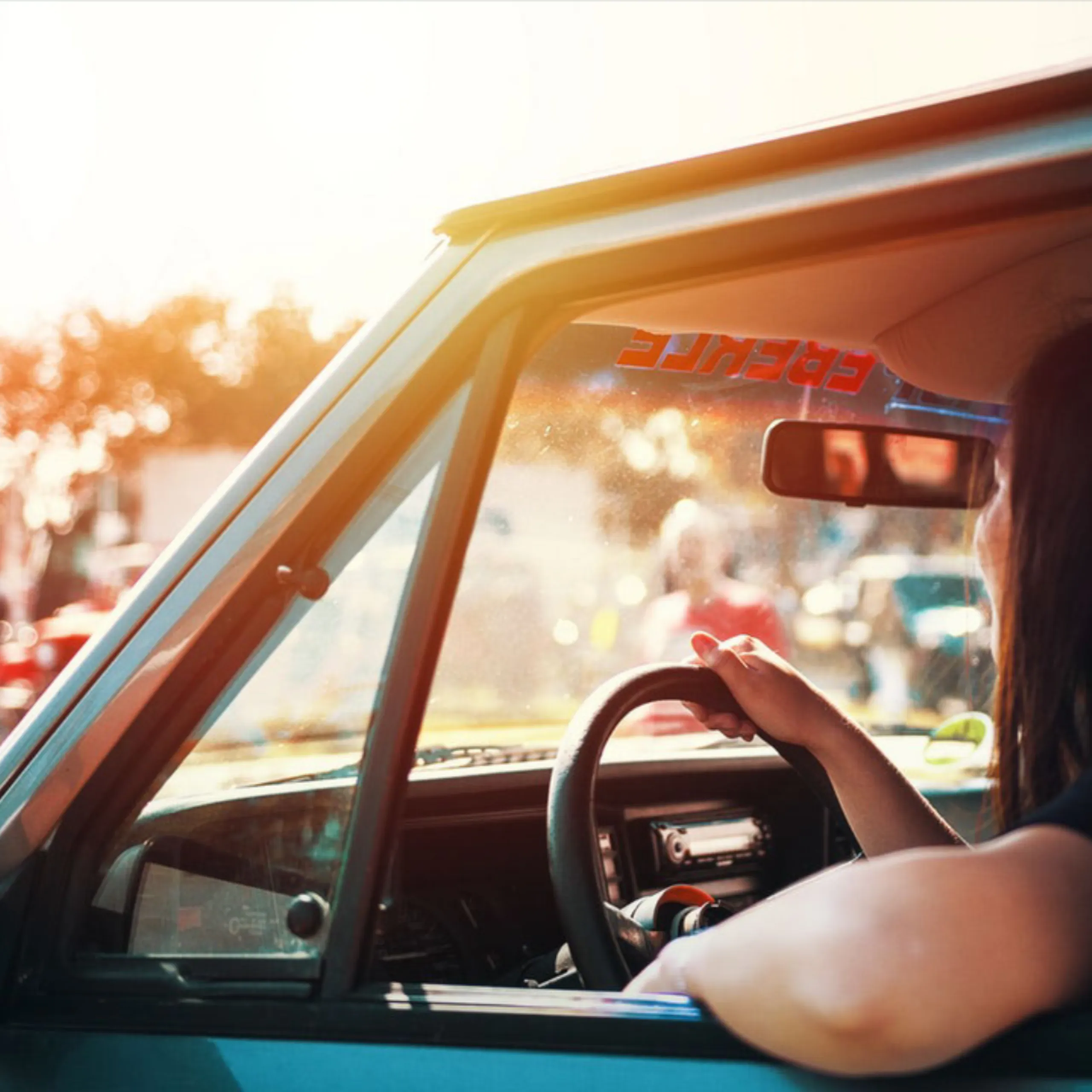 A mexican woman enjoying her time at the beach